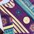 Women   s Printed Kurta Pant & Dupatta Set     Purple & Teal