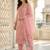 Women Floral Embroidered Regular Thread Work Kurta with Trousers & With Dupatta