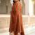 Plus Size Rust Embroidered Straight Kurta Trousers With Dupatta Set