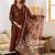 Women Ethnic Motifs Printed Regular Thread Work Kurta with Trousers & With Dupatta