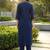 Women Regular Thread Work Kurta with Trousers