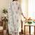 Women Floral Printed Regular Thread Work Kurta with Trousers & With Dupatta