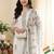 Women Floral Printed Regular Thread Work Kurta with Trousers & With Dupatta