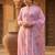 Women Floral Regular Thread Work Kurta with Trousers & With Dupatta