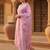 Women Floral Regular Thread Work Kurta with Trousers & With Dupatta