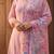 Women Floral Regular Thread Work Kurta with Trousers & With Dupatta