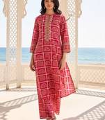 Women Bandhani Printed Regular Pure Cotton Kurta with Palazzos