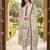 Women Floral Printed Regular Thread Work Linen Kurta with Trousers & With Dupatta