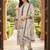 Women Floral Printed Regular Thread Work Linen Kurta with Trousers & With Dupatta