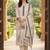 Women Floral Printed Regular Thread Work Linen Kurta with Trousers & With Dupatta