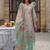 Women Floral Printed Regular Linen Kurta with Trousers & With Dupatta