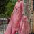 Women Floral Printed Regular Thread Work Linen Kurta with Trousers & With Dupatta