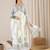 Women Floral Printed Empire Pure Cotton Kurta with Palazzos & With Dupatta