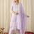 Women Ethnic Motifs Embroidered Regular Thread Work Pure Cotton Kurta with Trousers & With Dupatta