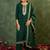 Women Ethnic Motifs Regular Kurta with Trousers & With Dupatta