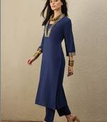 Women Ethnic Motifs Regular Kurta with Trousers