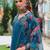 Women Floral Embroidered Regular Thread Work Liva Kurta with Trousers & With Dupatta