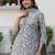 Floral Printed Square Neck Pure Cotton Straight Kurta With Trousers & Dupatta