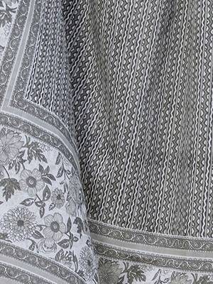 Floral Printed Square Neck Pure Cotton Straight Kurta With Trousers & Dupatta 5