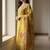 Floral Embroidered Thread Work Straight Kurta With Trousers & Dupatta