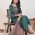 Ethnic Motifs Embroidered Thread Work Straight Kurta With Trouser & Dupatta