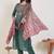 Ethnic Motifs Embroidered Thread Work Straight Kurta With Trouser & Dupatta