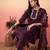 Floral Embroidered Regular Thread Work Kurta with Trousers & With Dupatta