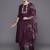 Floral Embroidered Regular Thread Work Kurta with Trousers & With Dupatta