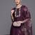 Floral Embroidered Regular Thread Work Kurta with Trousers & With Dupatta