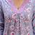 Floral Printed Panelled V-Neck Pure Cotton Kurta With Trousers & Dupatta