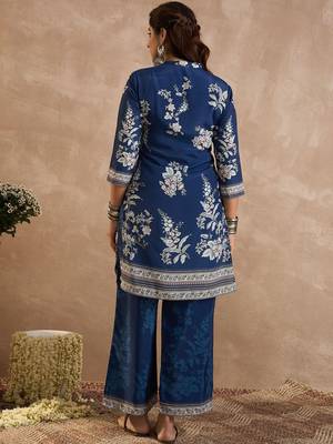 Women Floral Printed Kurta with Palazzos 5