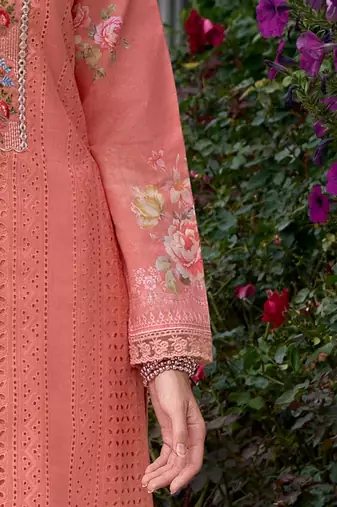 Women Embroidered Straight Kurta Trousers With Dupatta set