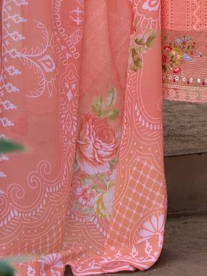 women embroidered straight kurta trousers with dupatta set 6