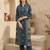 Ethnic Motif Printed Pure Cotton Straight Kurta & Trousers