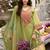 Women Floral Embroidered Cotton Kurta with Trousers & Dupatta