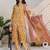 Women Floral Printed Cotton Kurta with Trousers & Dupatta