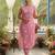 Women Floral Printed Straight Pure Cotton Kurta with Trousers