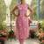 Women Floral Printed Straight Pure Cotton Kurta with Trousers
