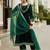 Women Ethnic Motifs Embroidered Regular Velvet Kurta with Trousers & Dupatta