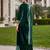 Women Ethnic Motifs Embroidered Regular Velvet Kurta with Trousers & Dupatta