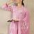 Women Floral Printed Pure Cotton A-Line Kurta with Trouser & Dupatta