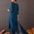 Printed Round Neck Thread Work Pure Cotton Straight Kurta With Trousers & Dupatta