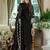 Ethnic Motifs Embroidered V-Neck Straight Kurta With Trousers & Dupatta