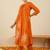 Women Floral Embroidered Regular Gotta Patti Kurta with Trousers