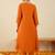 Women Floral Embroidered Regular Gotta Patti Kurta with Trousers