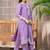 Women Floral Embroidered Regular Thread Work Kurta with Trousers & Dupatta