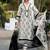 Floral Embroidered Regular Thread Work Pure Cotton Kurta & Trousers With Dupatta