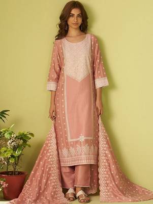 Women Ethnic Motifs Embroidered Thread Work Kurta with Trousers & Dupatta 5