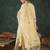 Floral Embroidered Neck Pure Cotton Kurta With Trousers & Dupatta