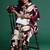 Plus Size Floral Printed Kurta with Trousers & Dupatta